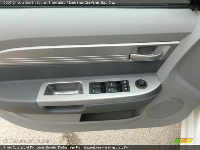 Stone White / Dark Slate Gray/Light Slate Gray 2007 Chrysler Sebring Sedan