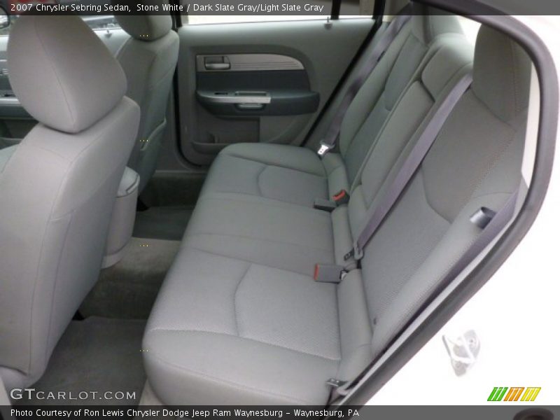 Stone White / Dark Slate Gray/Light Slate Gray 2007 Chrysler Sebring Sedan