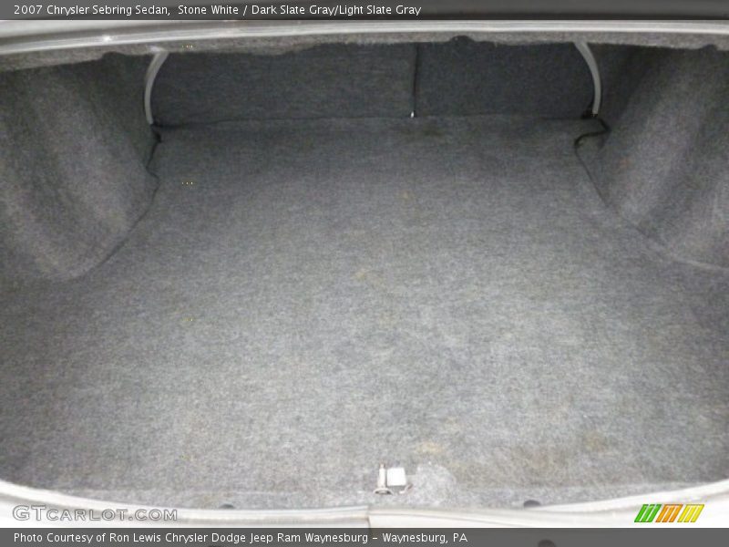 Stone White / Dark Slate Gray/Light Slate Gray 2007 Chrysler Sebring Sedan
