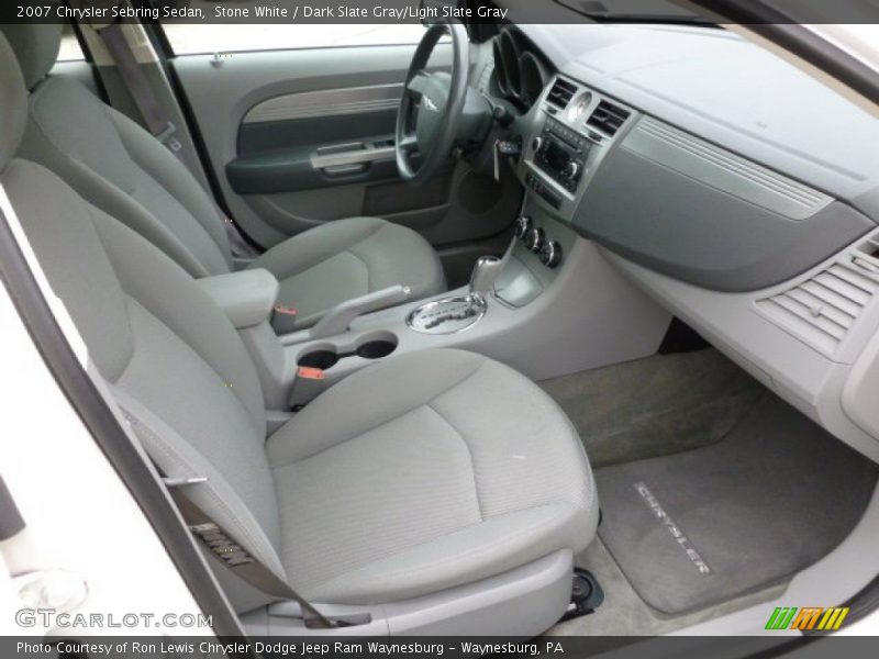 Stone White / Dark Slate Gray/Light Slate Gray 2007 Chrysler Sebring Sedan