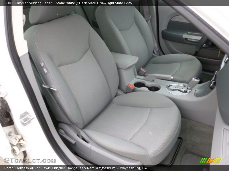Stone White / Dark Slate Gray/Light Slate Gray 2007 Chrysler Sebring Sedan