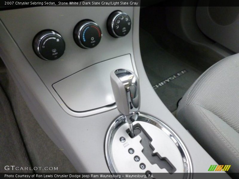 Stone White / Dark Slate Gray/Light Slate Gray 2007 Chrysler Sebring Sedan