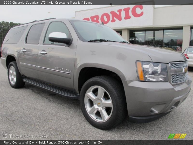 Greystone Metallic / Ebony 2009 Chevrolet Suburban LTZ 4x4