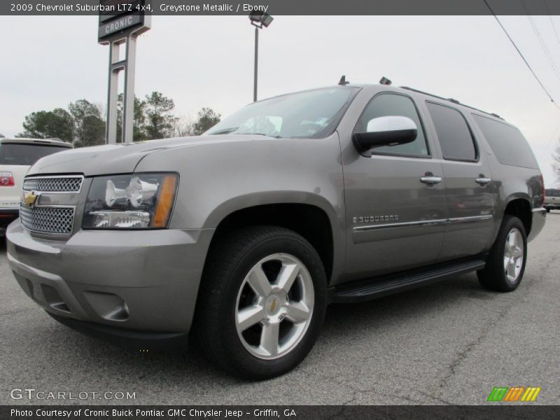 Greystone Metallic / Ebony 2009 Chevrolet Suburban LTZ 4x4