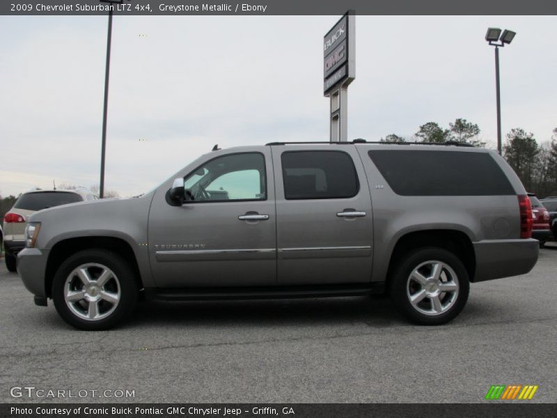 Greystone Metallic / Ebony 2009 Chevrolet Suburban LTZ 4x4