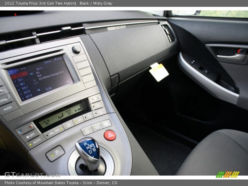 Black / Misty Gray 2012 Toyota Prius 3rd Gen Two Hybrid