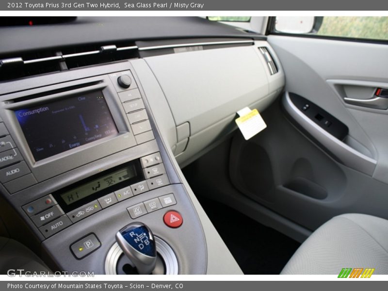 Sea Glass Pearl / Misty Gray 2012 Toyota Prius 3rd Gen Two Hybrid