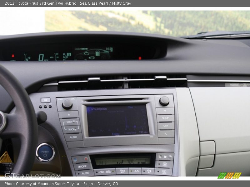 Sea Glass Pearl / Misty Gray 2012 Toyota Prius 3rd Gen Two Hybrid