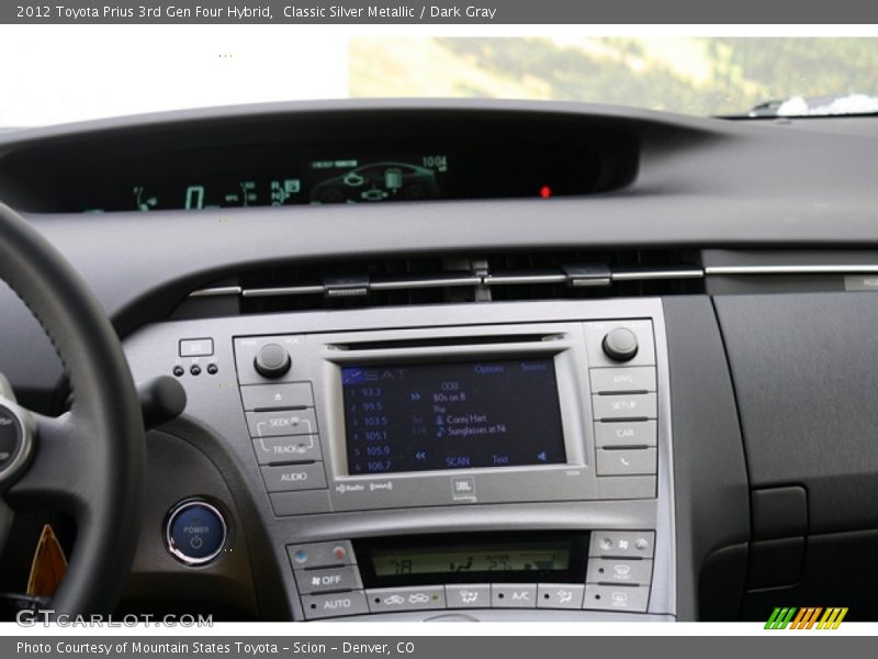 Controls of 2012 Prius 3rd Gen Four Hybrid