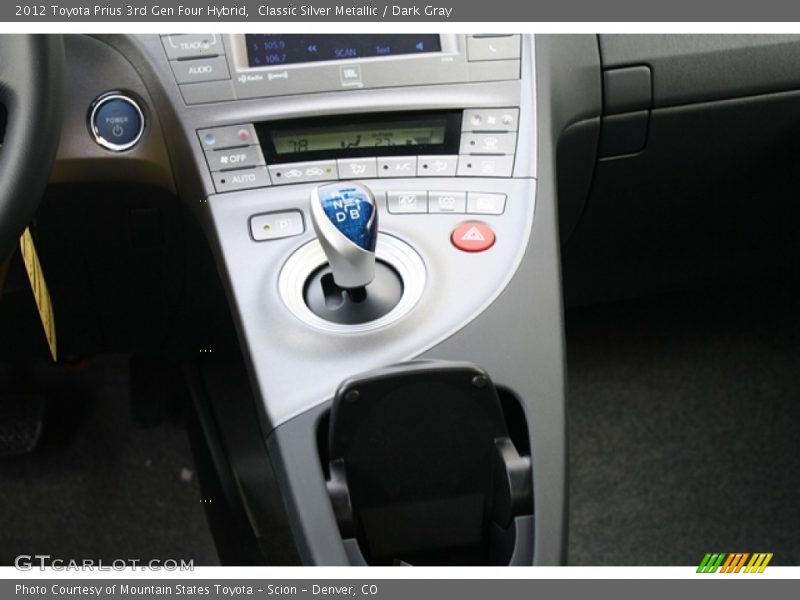 Controls of 2012 Prius 3rd Gen Four Hybrid