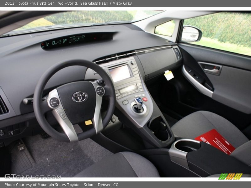 Dashboard of 2012 Prius 3rd Gen Two Hybrid