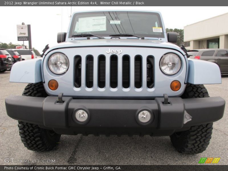 Winter Chill Metallic / Black 2012 Jeep Wrangler Unlimited Sahara Arctic Edition 4x4