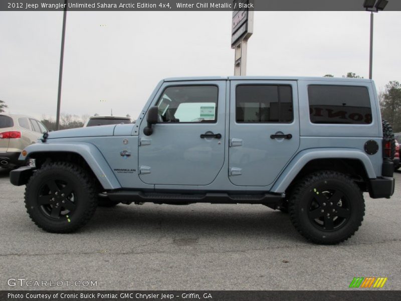  2012 Wrangler Unlimited Sahara Arctic Edition 4x4 Winter Chill Metallic