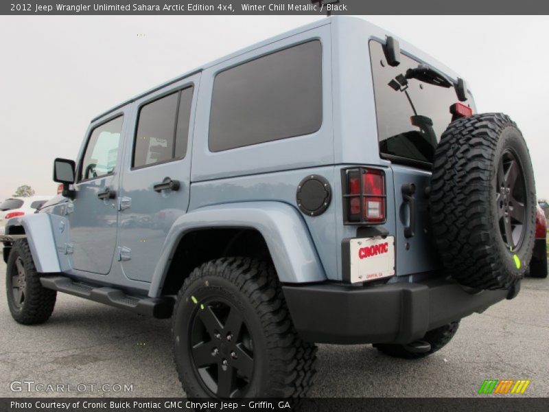 Winter Chill Metallic / Black 2012 Jeep Wrangler Unlimited Sahara Arctic Edition 4x4
