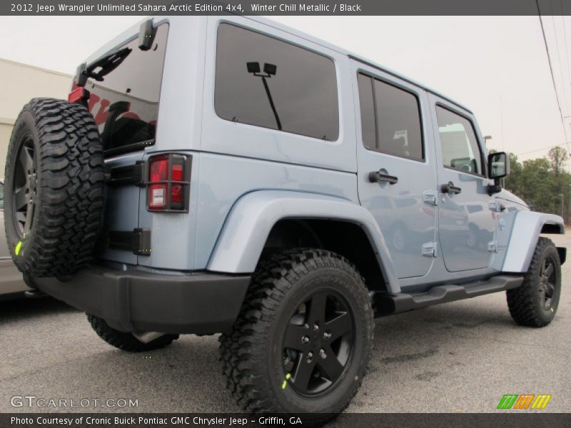 Winter Chill Metallic / Black 2012 Jeep Wrangler Unlimited Sahara Arctic Edition 4x4
