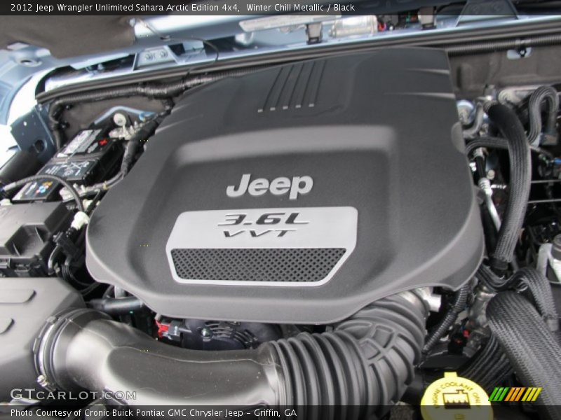 Winter Chill Metallic / Black 2012 Jeep Wrangler Unlimited Sahara Arctic Edition 4x4