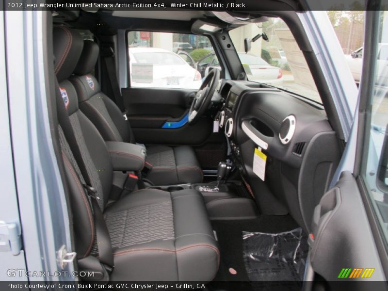 Winter Chill Metallic / Black 2012 Jeep Wrangler Unlimited Sahara Arctic Edition 4x4