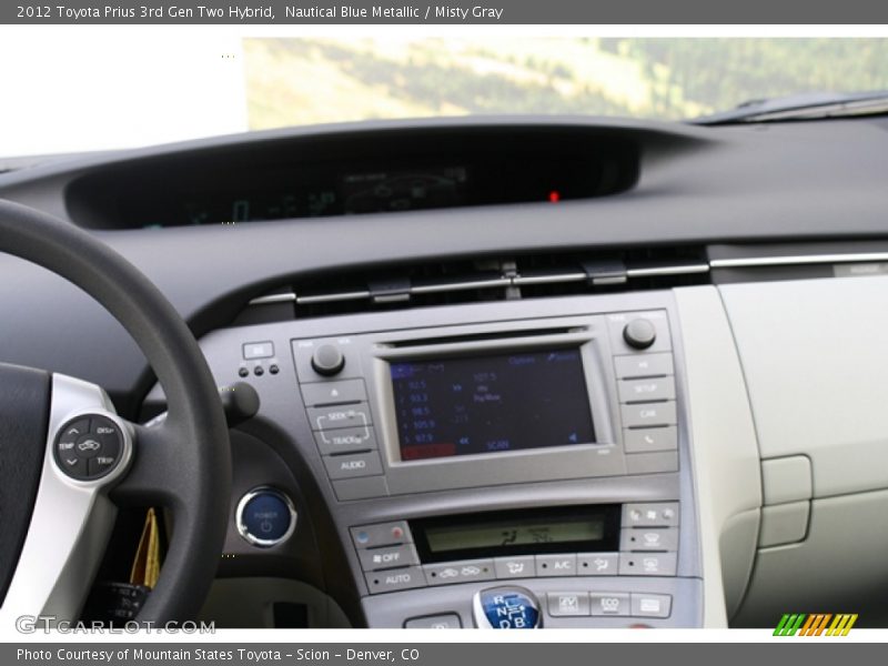 Controls of 2012 Prius 3rd Gen Two Hybrid
