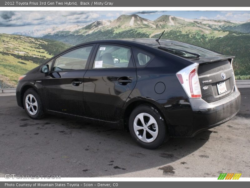 Black / Misty Gray 2012 Toyota Prius 3rd Gen Two Hybrid