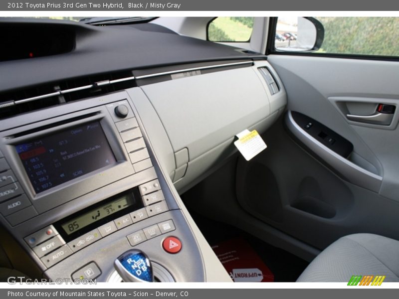  2012 Prius 3rd Gen Two Hybrid Misty Gray Interior