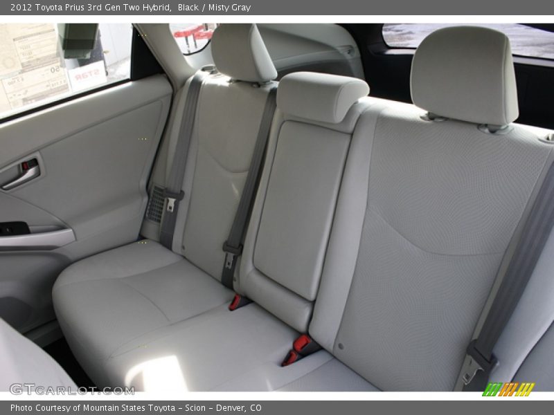  2012 Prius 3rd Gen Two Hybrid Misty Gray Interior