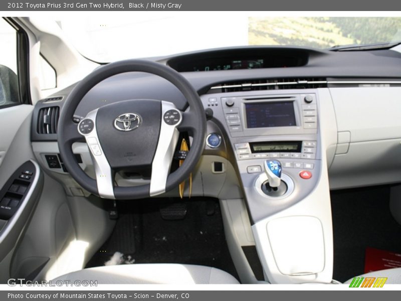 Dashboard of 2012 Prius 3rd Gen Two Hybrid