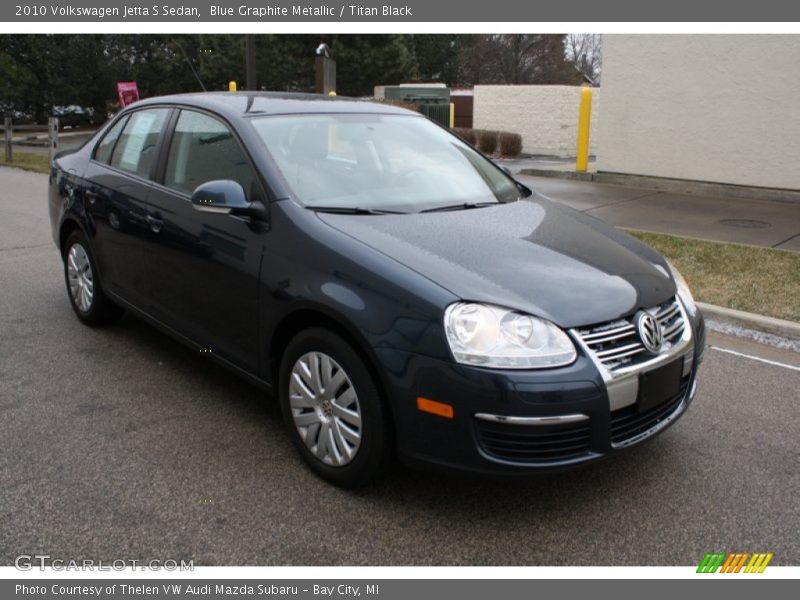 Blue Graphite Metallic / Titan Black 2010 Volkswagen Jetta S Sedan