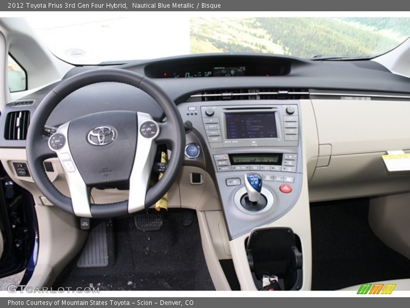 Dashboard of 2012 Prius 3rd Gen Four Hybrid