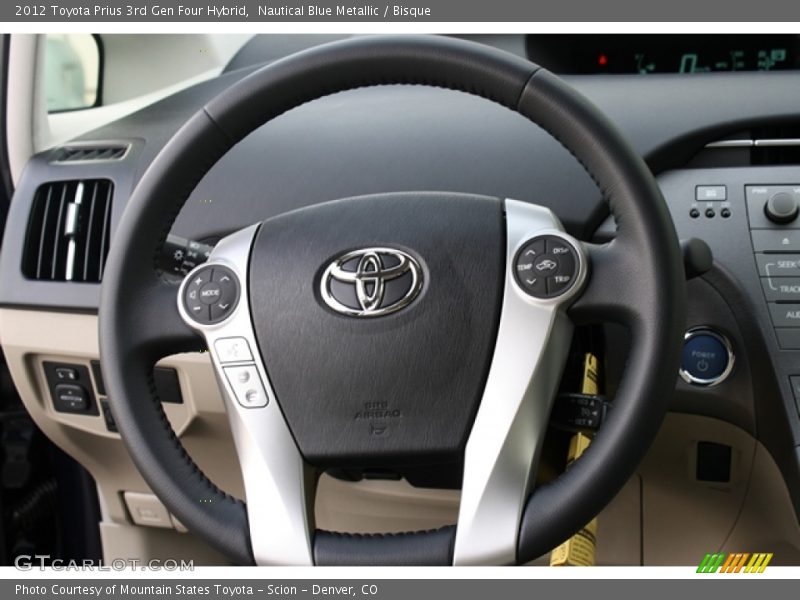  2012 Prius 3rd Gen Four Hybrid Steering Wheel