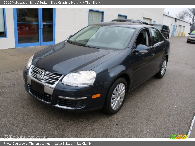 Blue Graphite Metallic / Titan Black 2010 Volkswagen Jetta S Sedan
