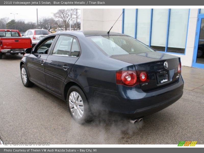 Blue Graphite Metallic / Titan Black 2010 Volkswagen Jetta S Sedan