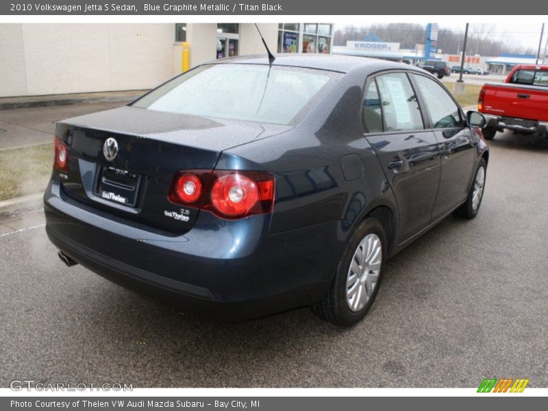 Blue Graphite Metallic / Titan Black 2010 Volkswagen Jetta S Sedan
