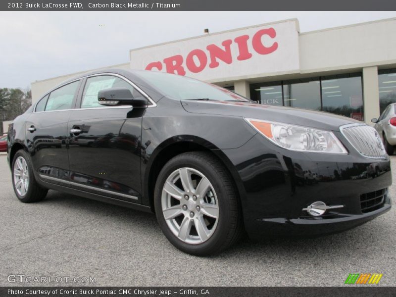 Carbon Black Metallic / Titanium 2012 Buick LaCrosse FWD