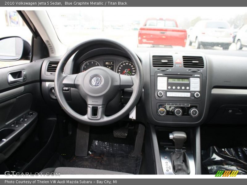 Blue Graphite Metallic / Titan Black 2010 Volkswagen Jetta S Sedan