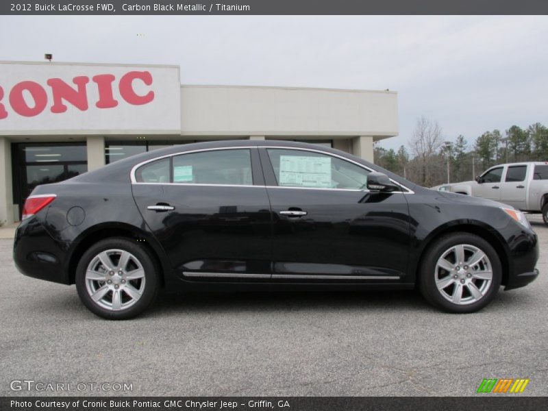 Carbon Black Metallic / Titanium 2012 Buick LaCrosse FWD