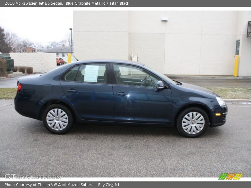 Blue Graphite Metallic / Titan Black 2010 Volkswagen Jetta S Sedan