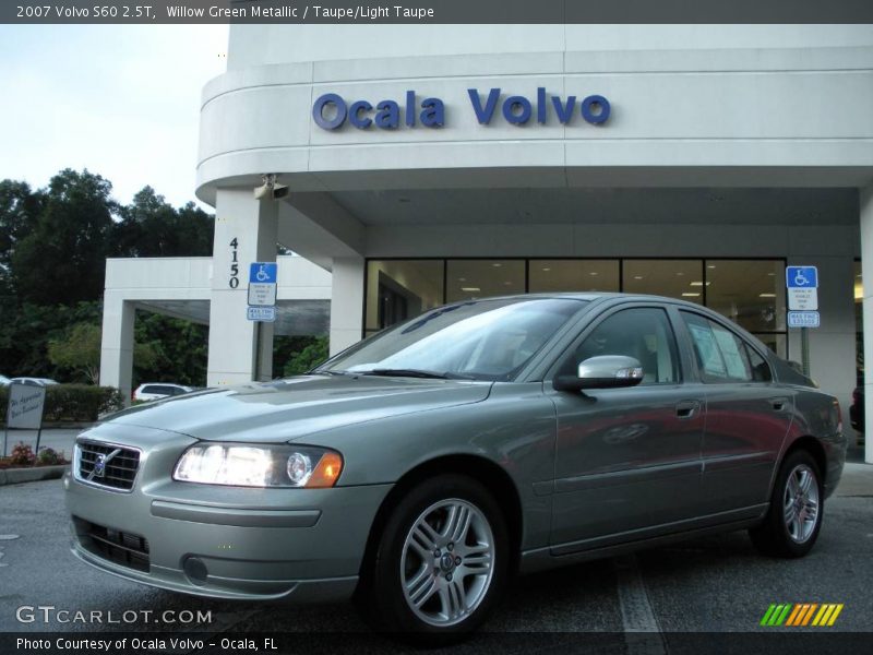 Willow Green Metallic / Taupe/Light Taupe 2007 Volvo S60 2.5T