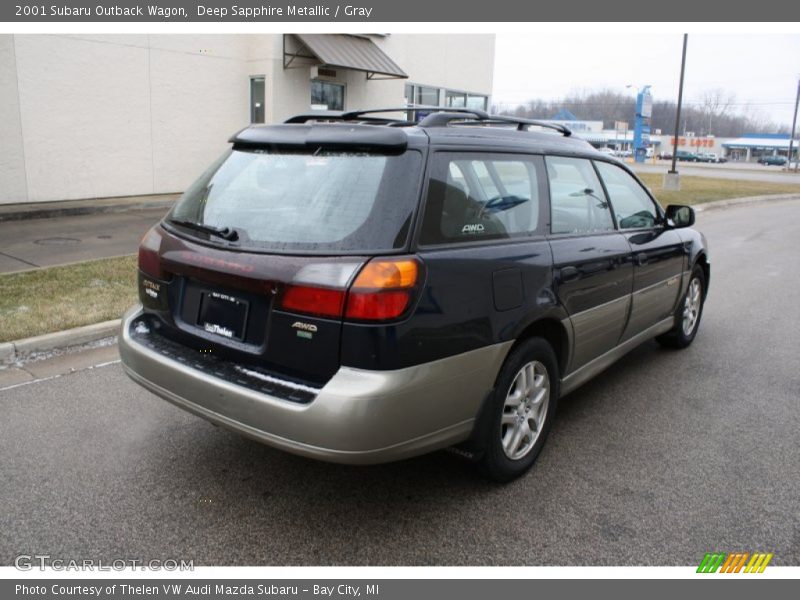 Deep Sapphire Metallic / Gray 2001 Subaru Outback Wagon