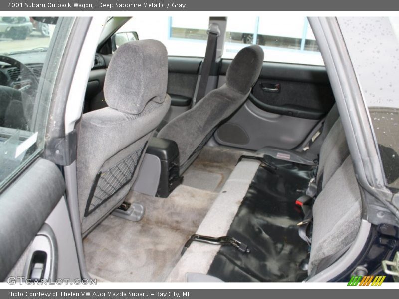 Deep Sapphire Metallic / Gray 2001 Subaru Outback Wagon