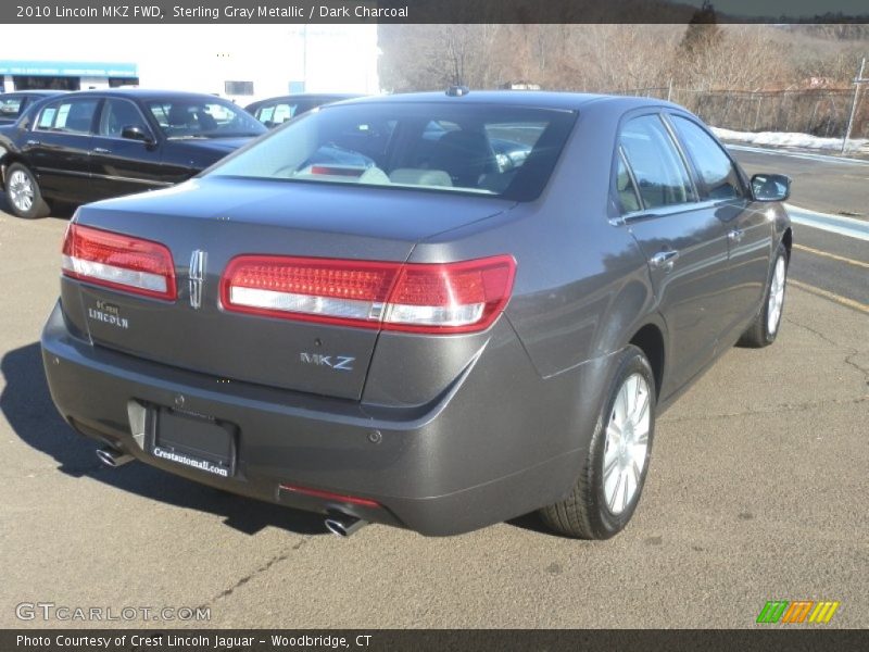 Sterling Gray Metallic / Dark Charcoal 2010 Lincoln MKZ FWD