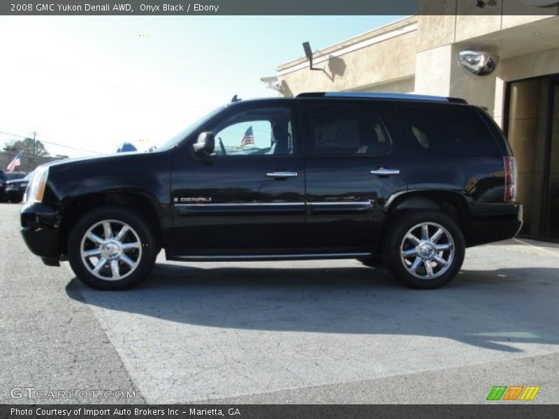 Onyx Black / Ebony 2008 GMC Yukon Denali AWD