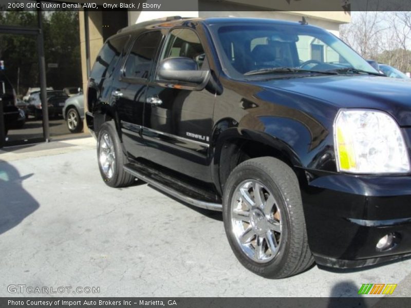Onyx Black / Ebony 2008 GMC Yukon Denali AWD