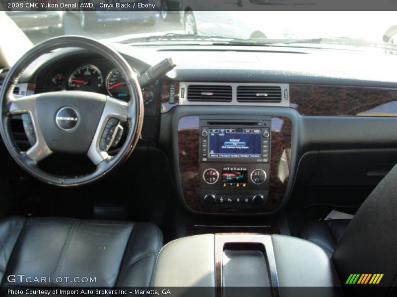 Onyx Black / Ebony 2008 GMC Yukon Denali AWD