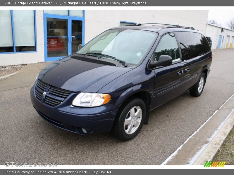 Midnight Blue Pearl / Dark Khaki/Light Graystone 2005 Dodge Grand Caravan SXT