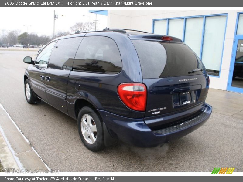 Midnight Blue Pearl / Dark Khaki/Light Graystone 2005 Dodge Grand Caravan SXT