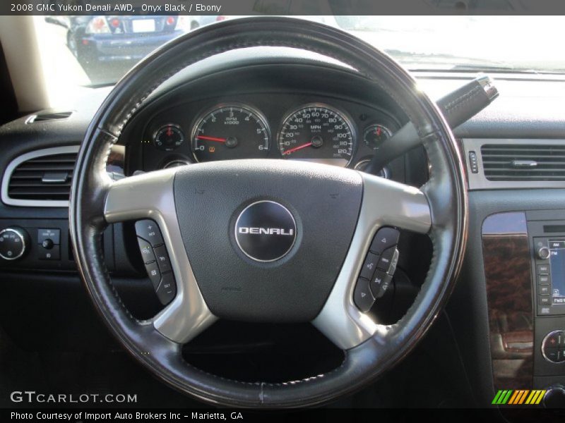 Onyx Black / Ebony 2008 GMC Yukon Denali AWD