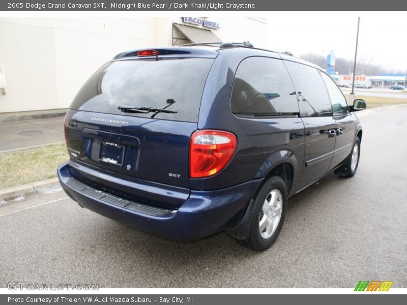 Midnight Blue Pearl / Dark Khaki/Light Graystone 2005 Dodge Grand Caravan SXT