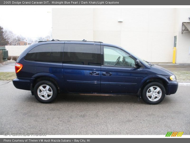 Midnight Blue Pearl / Dark Khaki/Light Graystone 2005 Dodge Grand Caravan SXT