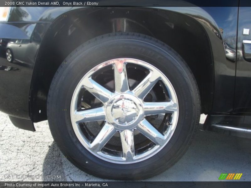 Onyx Black / Ebony 2008 GMC Yukon Denali AWD