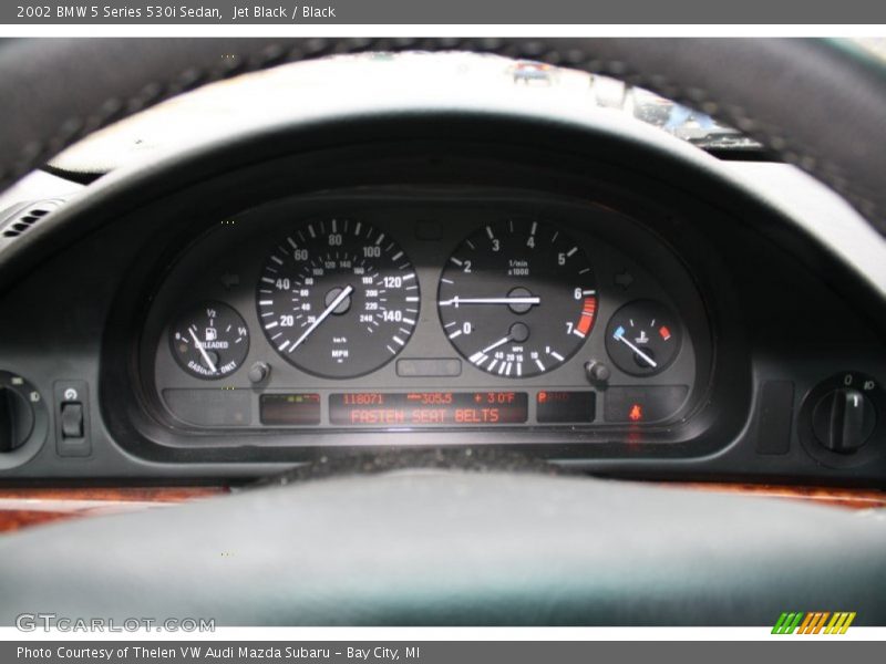 Jet Black / Black 2002 BMW 5 Series 530i Sedan